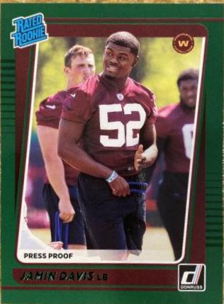 Jamin Davis [Press Proof Green] #337