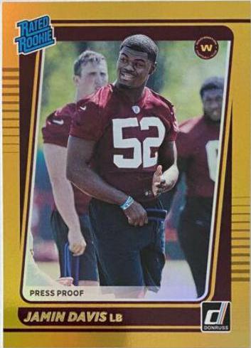 Jamin Davis [Press Proof Premium] #337