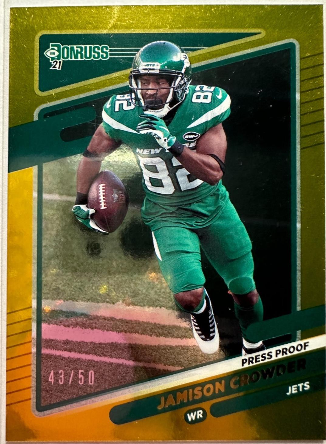 Jamison Crowder [Press Proof Gold] #40