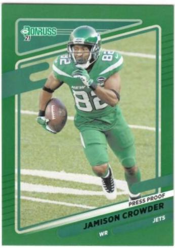 Jamison Crowder [Press Proof Green] #40