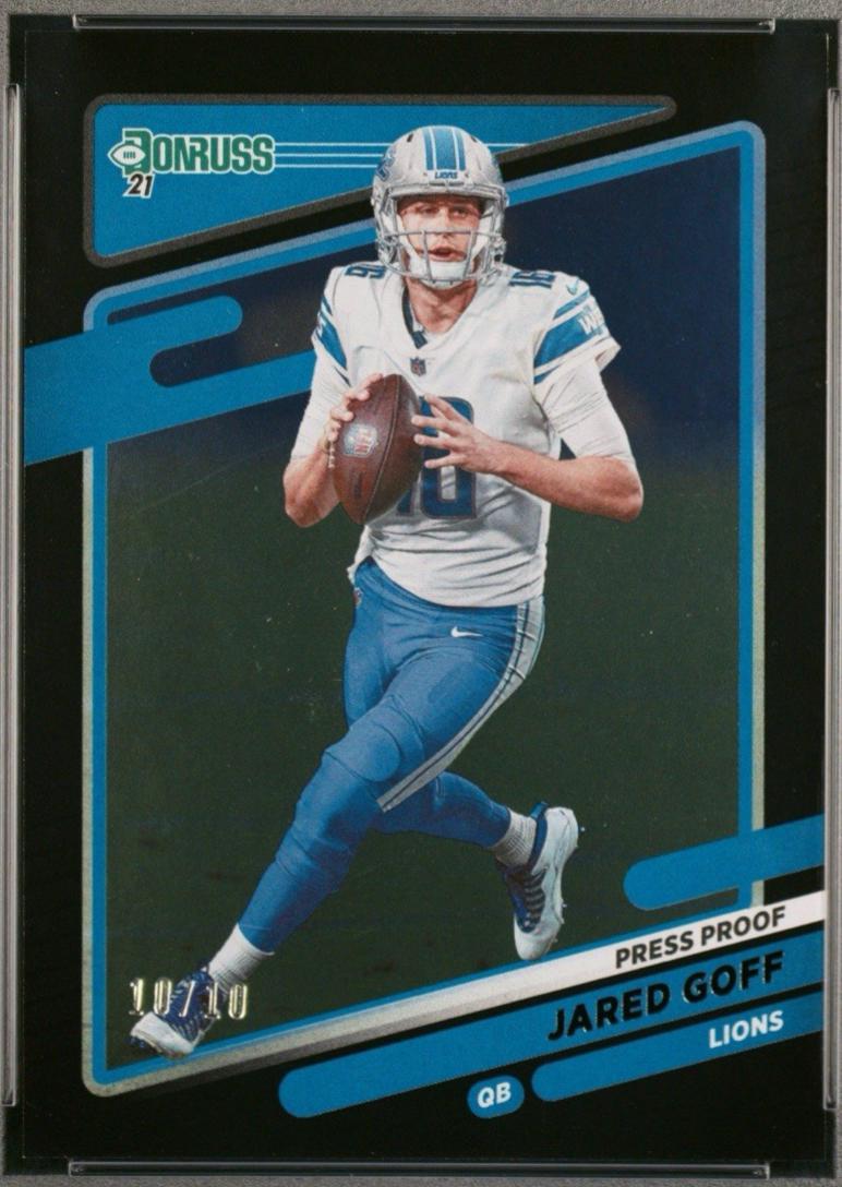 Jared Goff [Press Proof Black] #170
