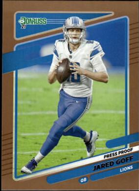 Jared Goff [Press Proof Bronze] #170