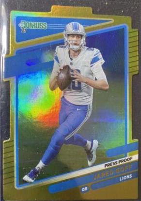 Jared Goff [Press Proof Gold Die Cut] #170