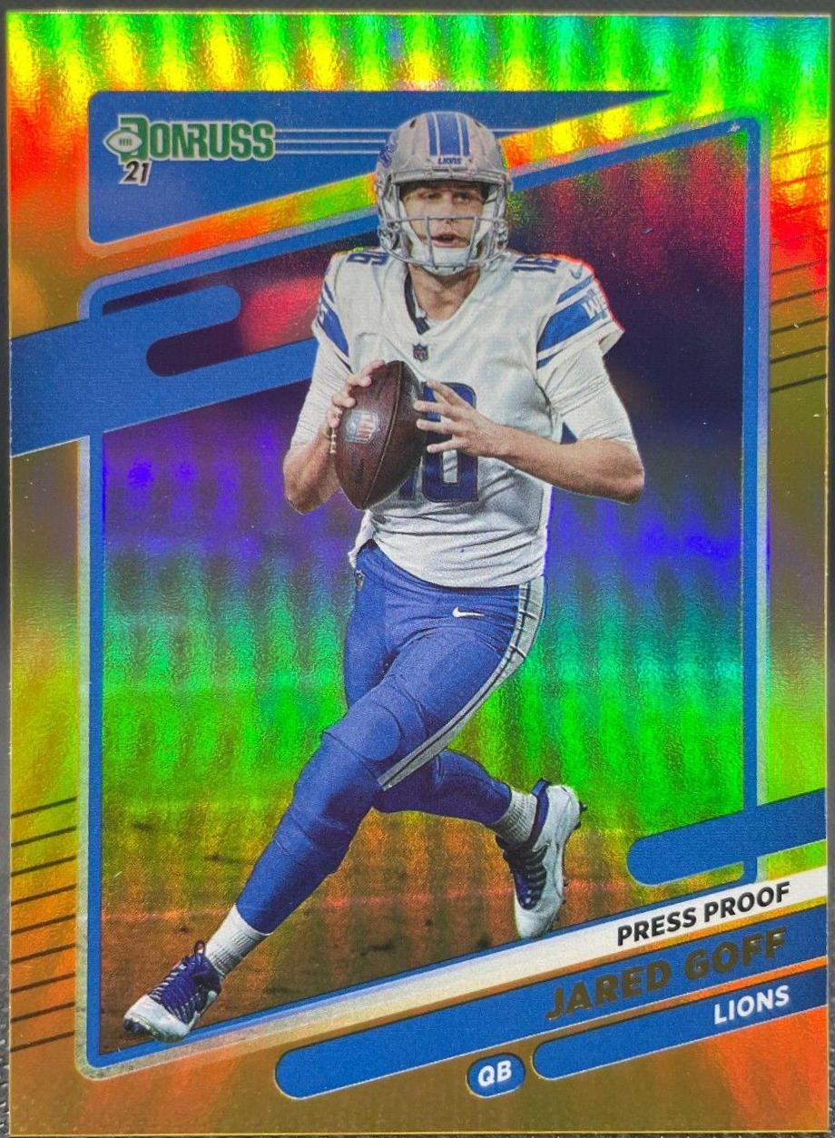 Jared Goff [Press Proof Gold] #170