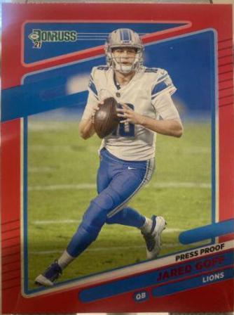 Jared Goff [Press Proof Red] #170