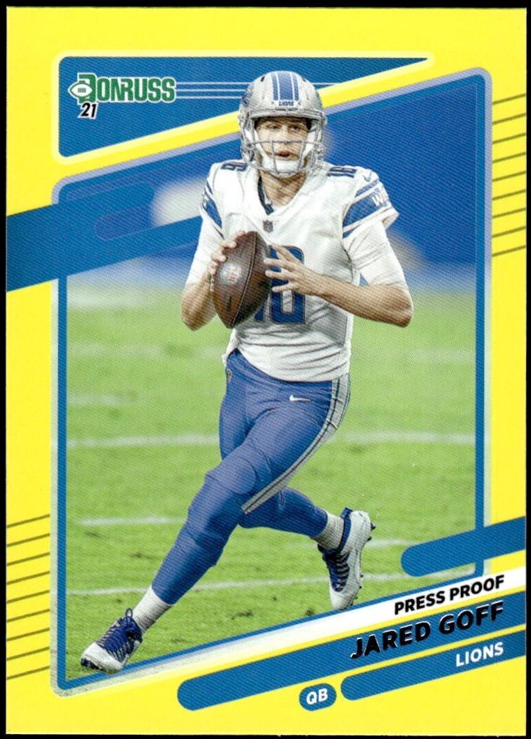 Jared Goff [Press Proof Yellow] #170