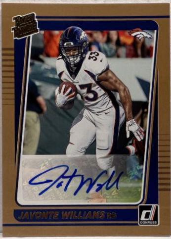 Javonte Williams [Portrait Autograph] #275