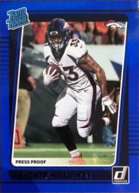 Javonte Williams [Press Proof Blue] #275