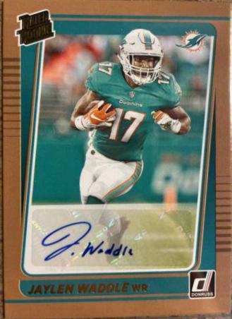Jaylen Waddle [Autograph Bronze] #263