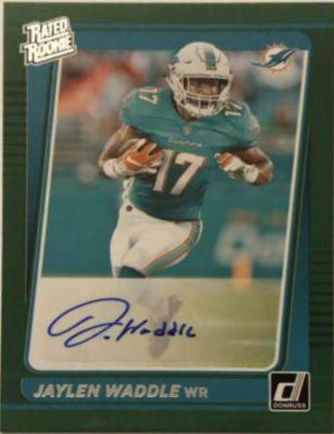 Jaylen Waddle [Autograph Green] #263