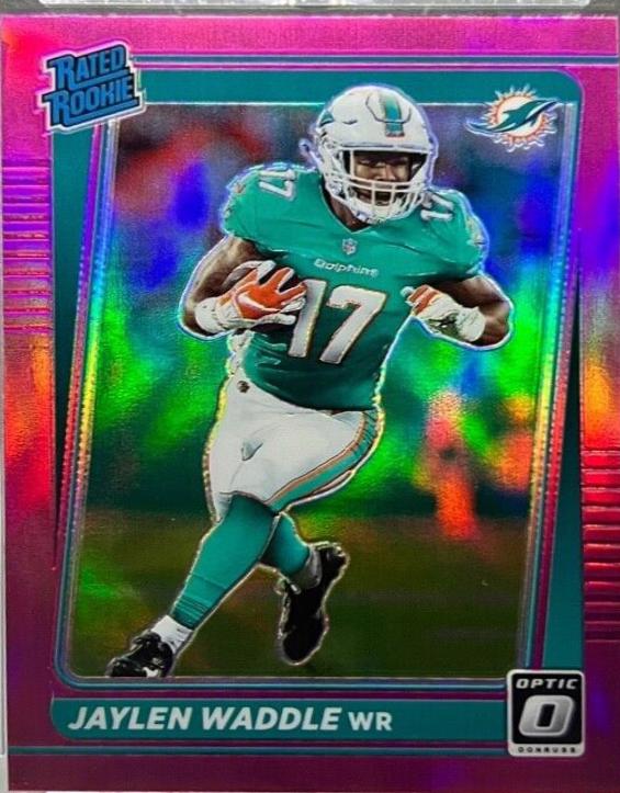 Jaylen Waddle [Optic Preview Pink] #P-263