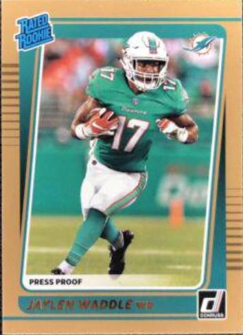 Jaylen Waddle [Press Proof Bronze] #263