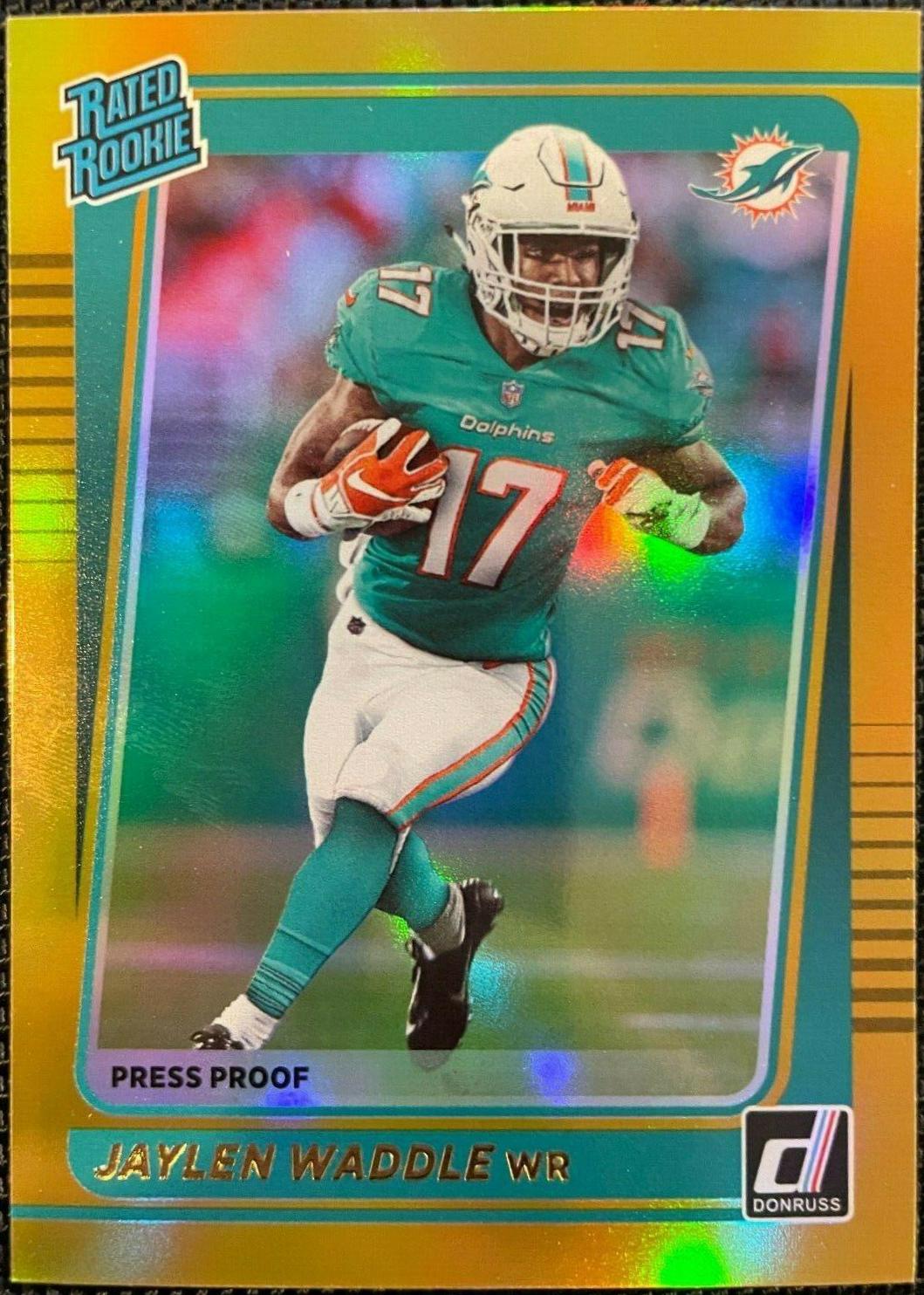 Jaylen Waddle [Press Proof Gold] #263