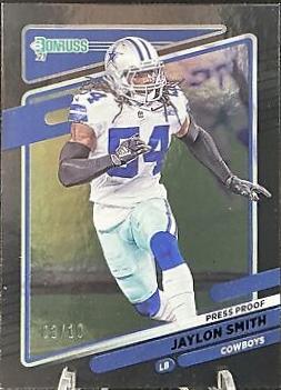 Jaylon Smith [Press Proof Black] #191