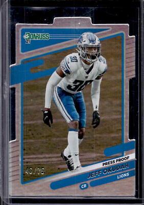 Jeff Okudah [Press Proof Silver Die Cut] #172