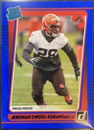 Jeremiah Owusu Koramoah [Press Proof Blue] #326