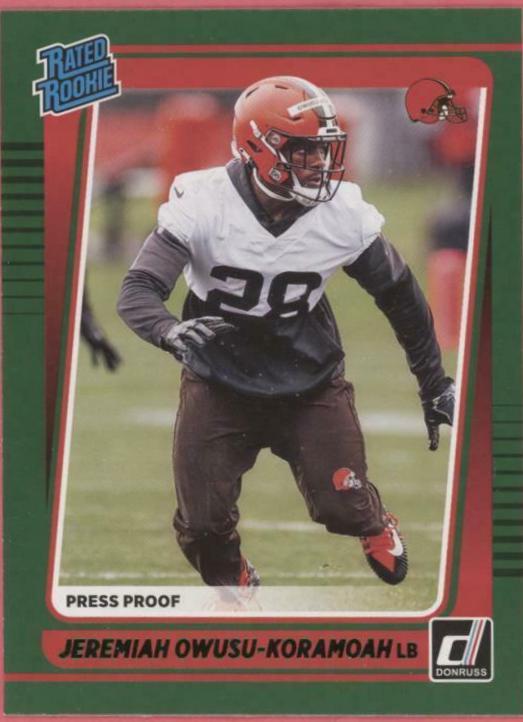 Jeremiah Owusu Koramoah [Press Proof Green] #326