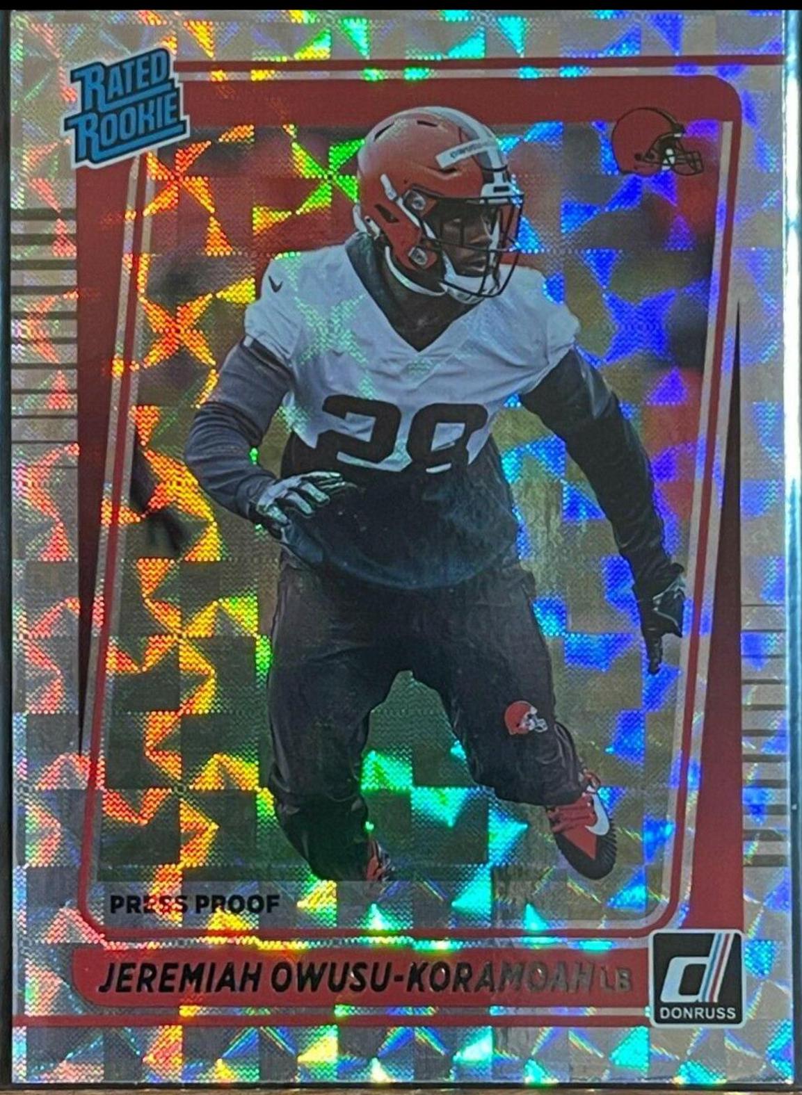 Jeremiah Owusu Koramoah [Press Proof Hyper] #326