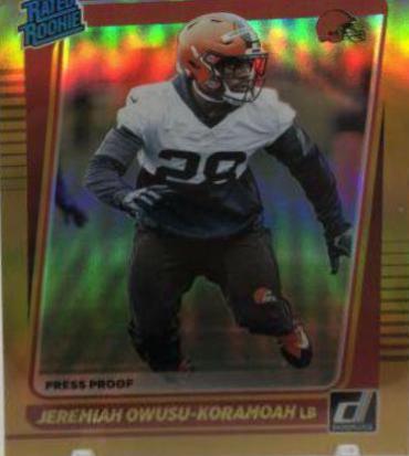 Jeremiah Owusu Koramoah [Press Proof Premium] #326