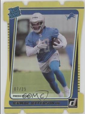 Jermar Jefferson [Press Proof Gold Die Cut] #297
