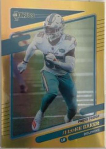 Jerome Baker [Press Proof Gold] #67