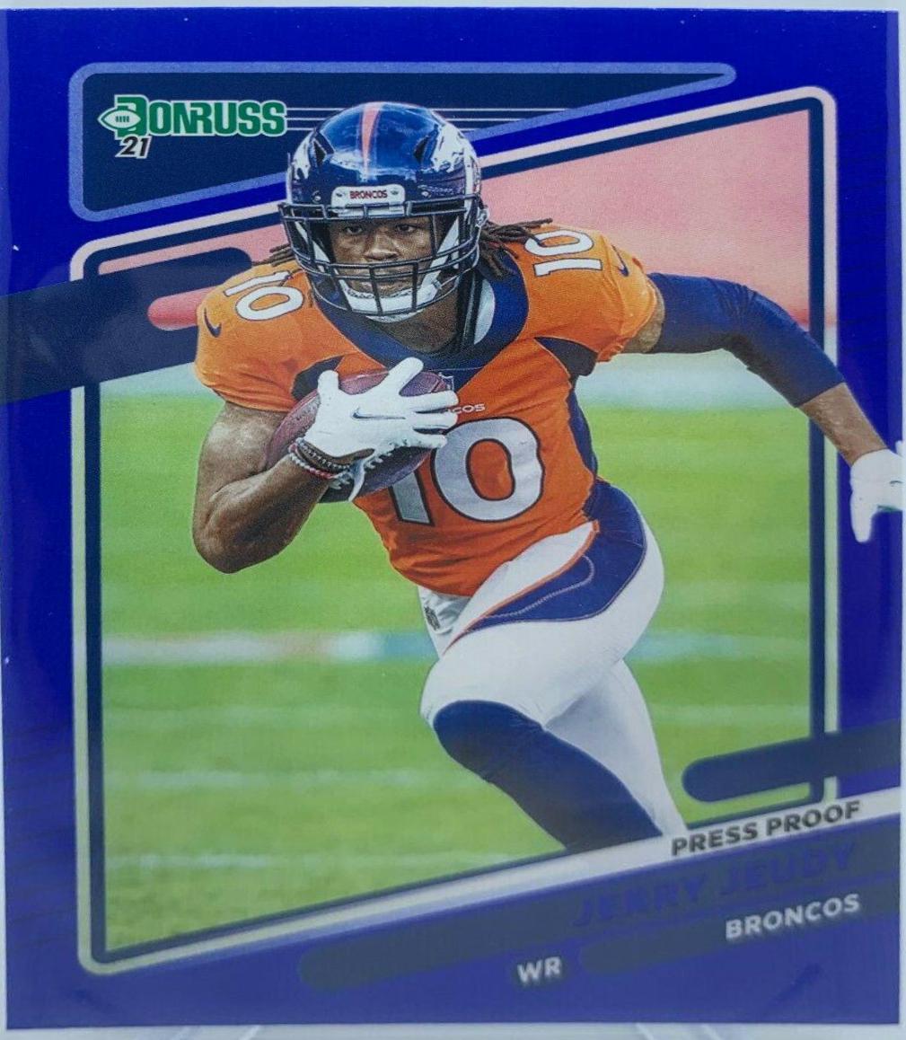 Jerry Jeudy [Press Proof Blue] #185