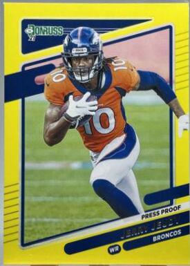 Jerry Jeudy [Press Proof Yellow] #185