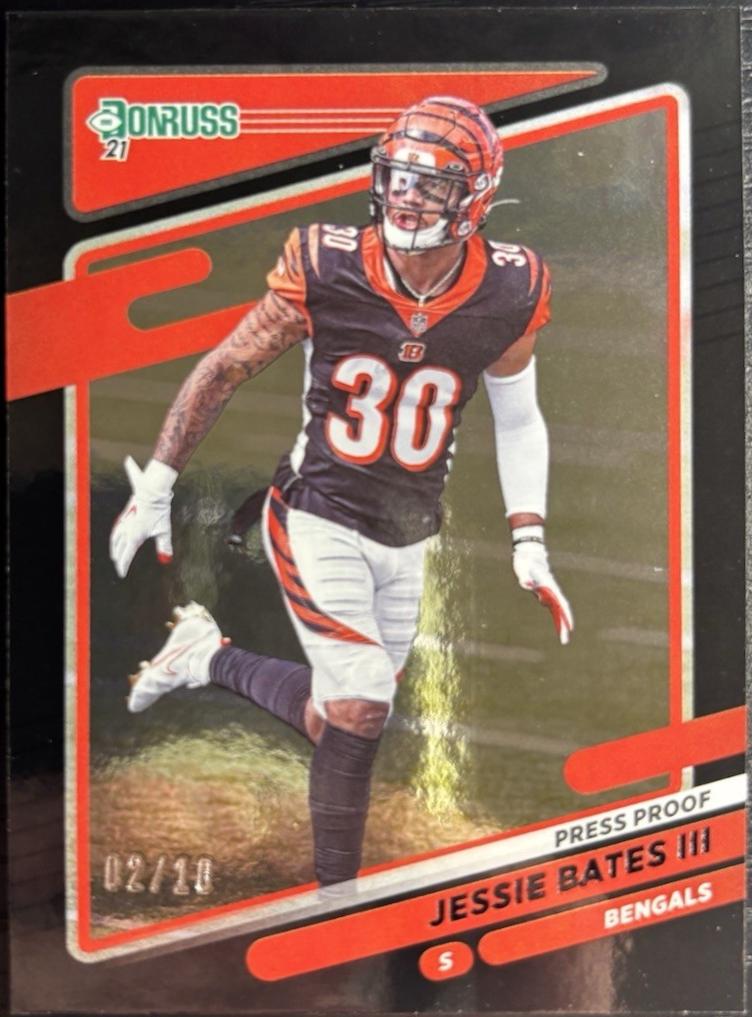 Jessie Bates III [Press Proof Black] #217