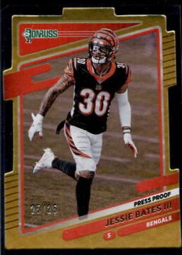 Jessie Bates III [Press Proof Gold Die Cut] #217