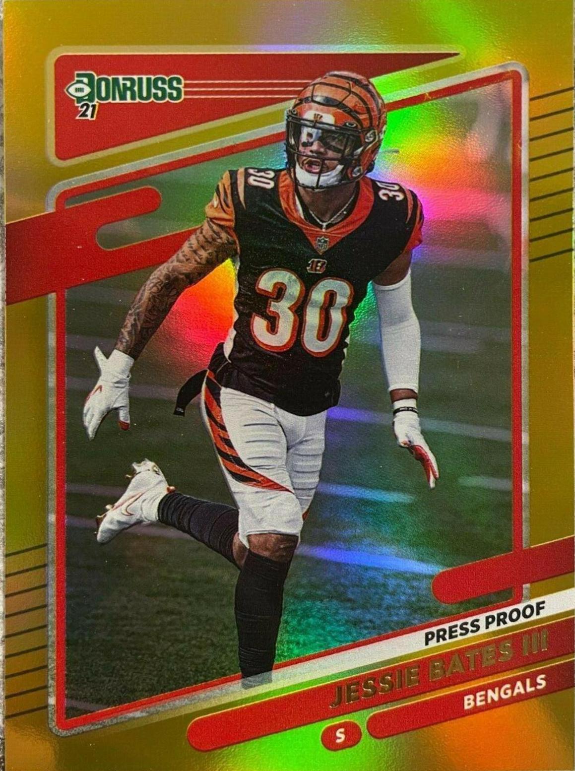 Jessie Bates III [Press Proof Gold] #217
