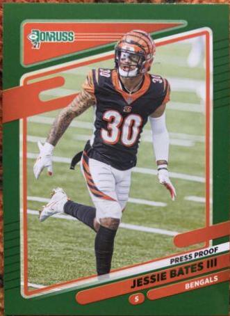 Jessie Bates III [Press Proof Green] #217