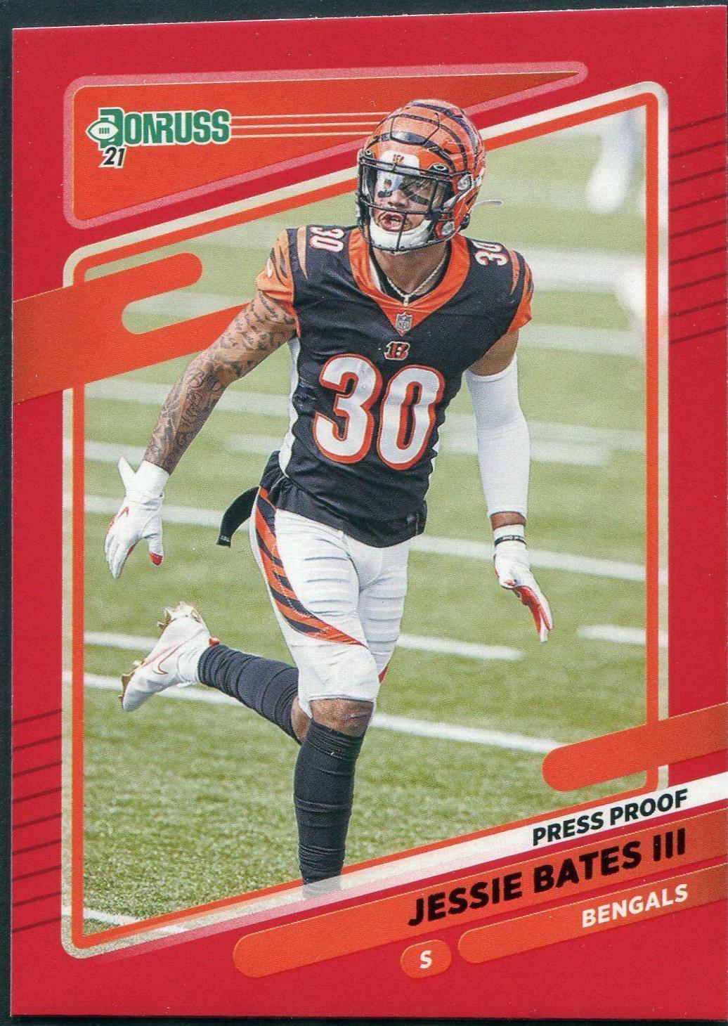 Jessie Bates III [Press Proof Red] #217