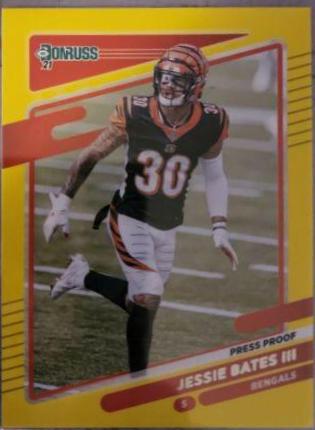 Jessie Bates III [Press Proof Yellow] #217