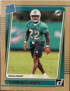 Jevon Holland [Press Proof Bronze] #348