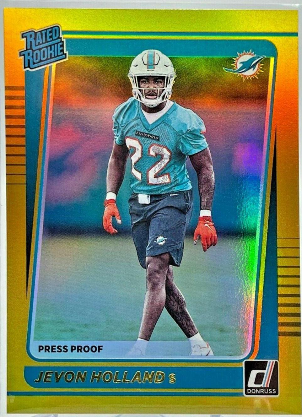 Jevon Holland [Press Proof Gold] #348