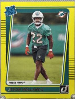 Jevon Holland [Press Proof Yellow] #348