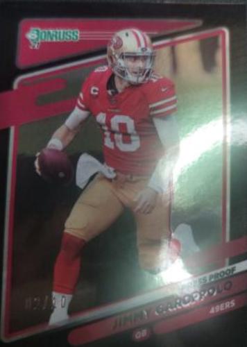 Jimmy Garoppolo [Press Proof Black] #53