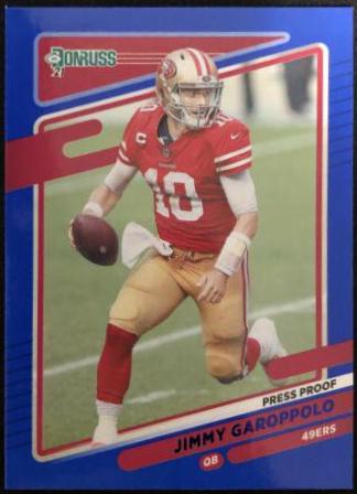 Jimmy Garoppolo [Press Proof Blue] #53