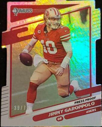 Jimmy Garoppolo [Press Proof Silver Die Cut] #53