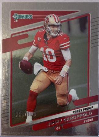Jimmy Garoppolo [Press Proof Silver] #53