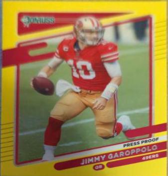 Jimmy Garoppolo [Press Proof Yellow] #53