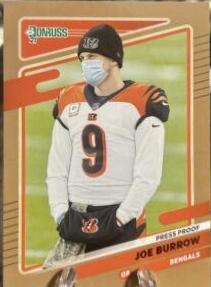 Joe Burrow [No Helmet Press Proof Bronze] #211