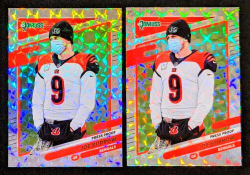 Joe Burrow [No Helmet Press Proof Hyper] #211