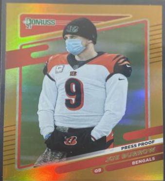 Joe Burrow [No Helmet Press Proof Premium] #211