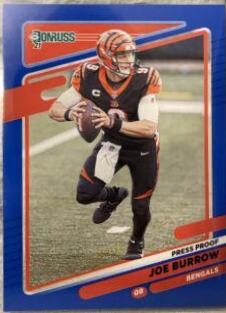 Joe Burrow [Press Proof Blue] #211