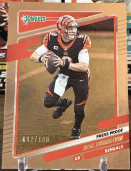 Joe Burrow [Press Proof Silver Die Cut] #211
