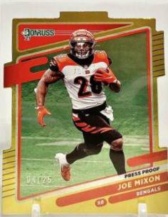 Joe Mixon [Press Proof Gold Die Cut] #212