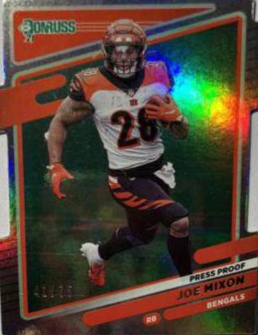 Joe Mixon [Press Proof Silver Die Cut] #212