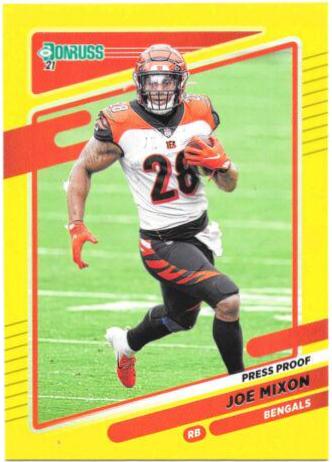 Joe Mixon [Press Proof Yellow] #212