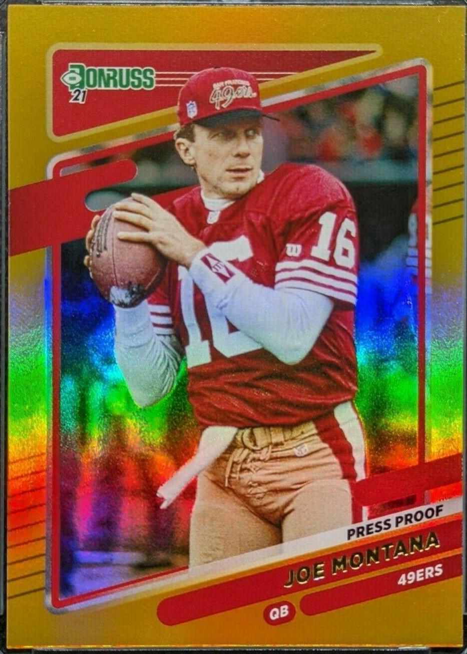 Joe Montana [No Helmet Press Proof Premium] #57